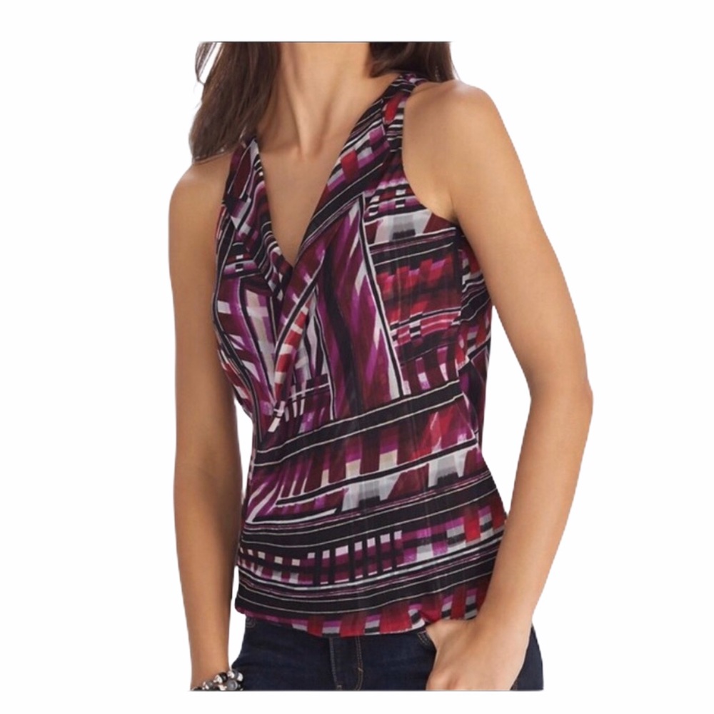 NWOT White House Black Market Sleeveless Blouse